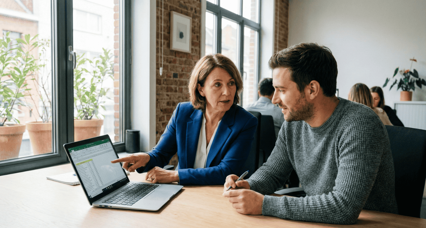 Een IT-expert van Cyberplan bestudeert een gedetailleerd technisch schema van een authenticatieproces om kwetsbaarheden voor AiTM-phishing en MFA-bypass in Microsoft 365-omgevingen te identificeren.