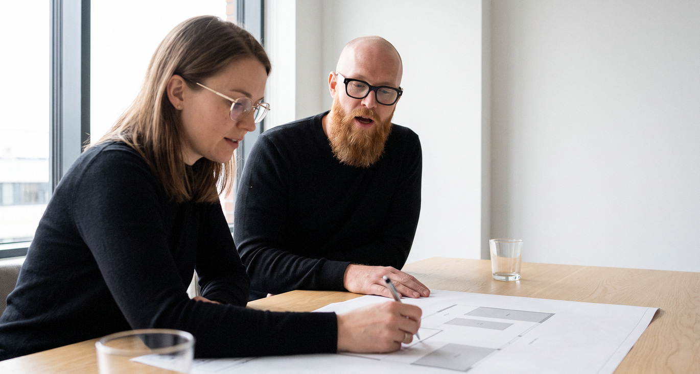 Twee specialisten bepalen samen de scope van een penetratietest.
