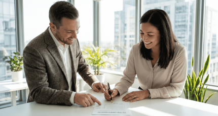 Zaakvoerder en IT-manager bespreken de tien fundamenten van de cybersecurity basis voor hun KMO.