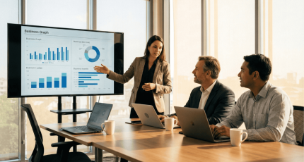 IT-team bespreekt infrastructure pentest resultaten in een Vlaamse KMO-vergaderruimte